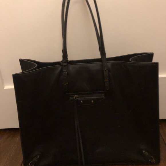 Balenciaga Papier A4 tote brown shoulder bag - Picture 8 of 13